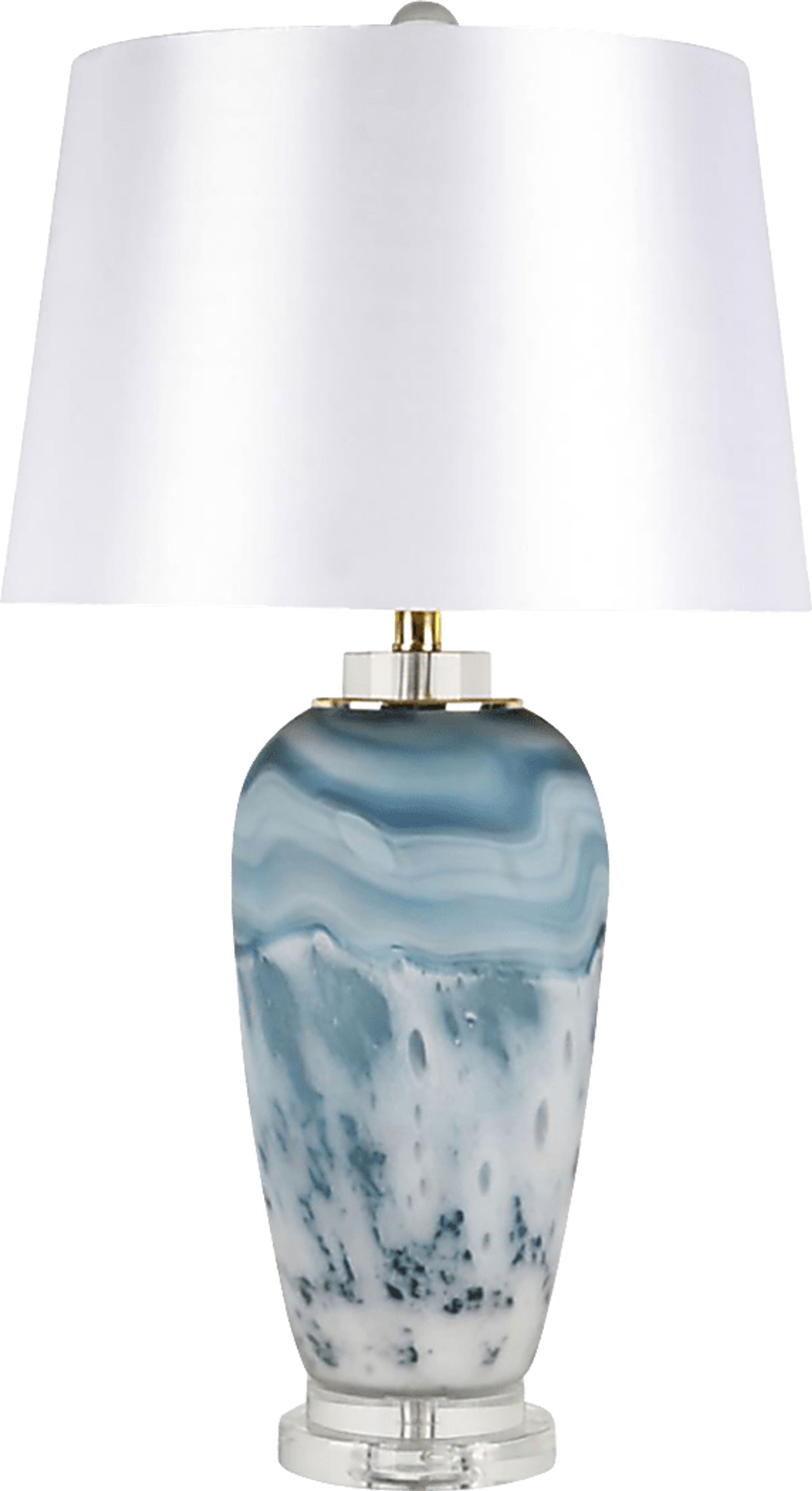 Farcet Post Blue Lamp - Image 1