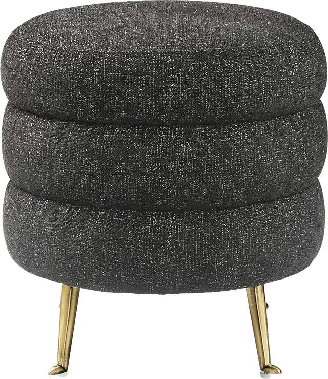 Farfalle Black Ottoman - Thumbnail - Image 2