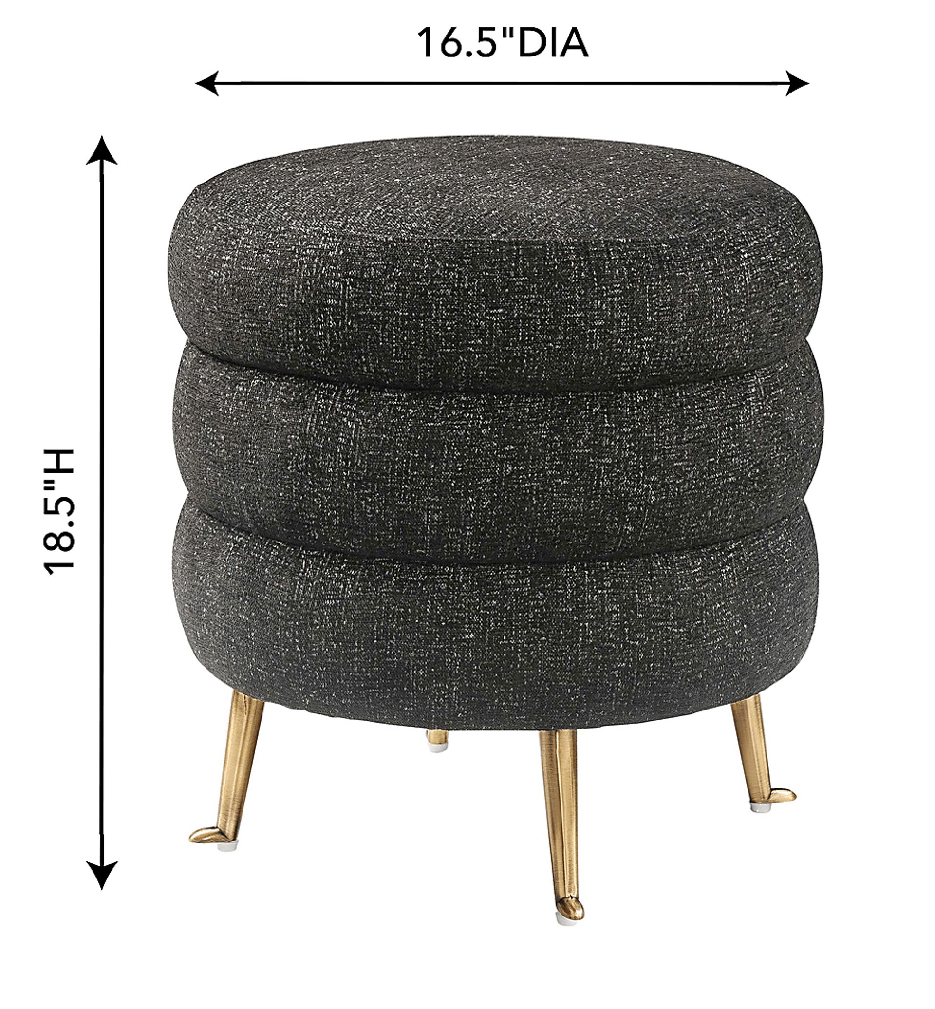 Farfalle Black Ottoman - Image 4