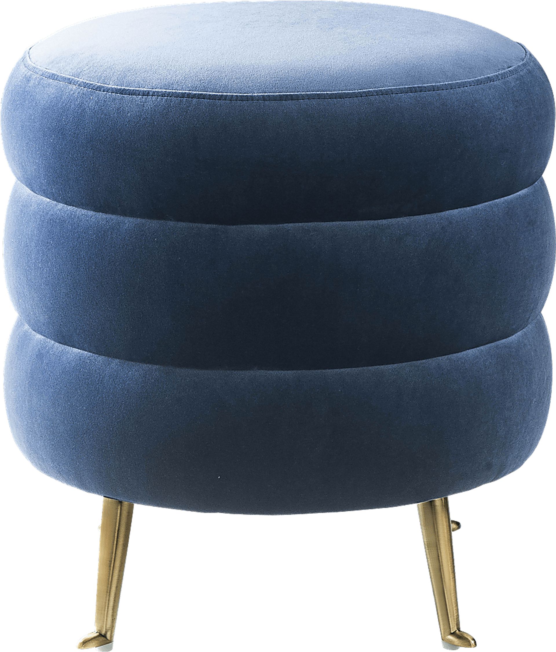 Farfalle Blue Ottoman - Image 2