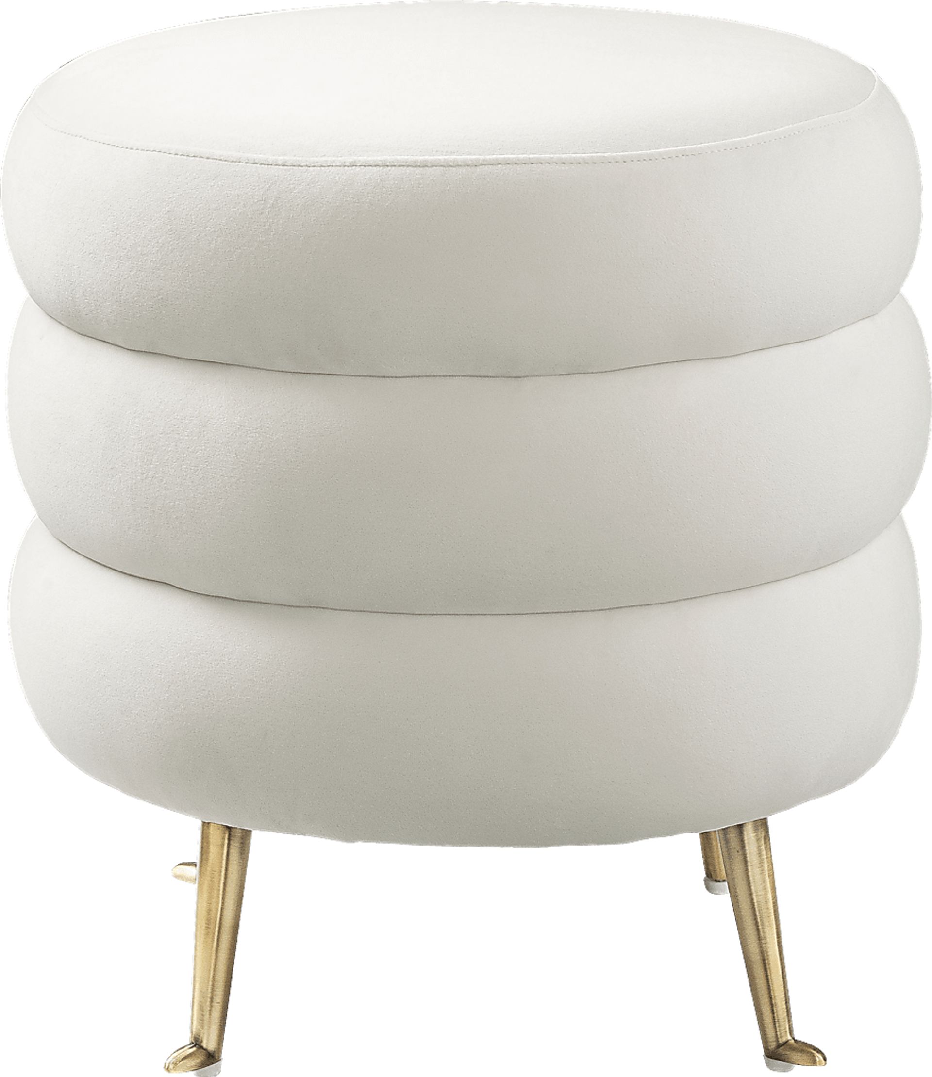 Farfalle Cream Ottoman - Image 2