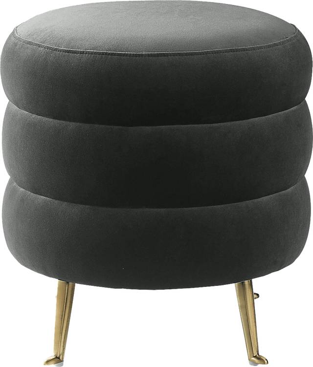 Farfalle Gray Ottoman - Thumbnail - Image 2