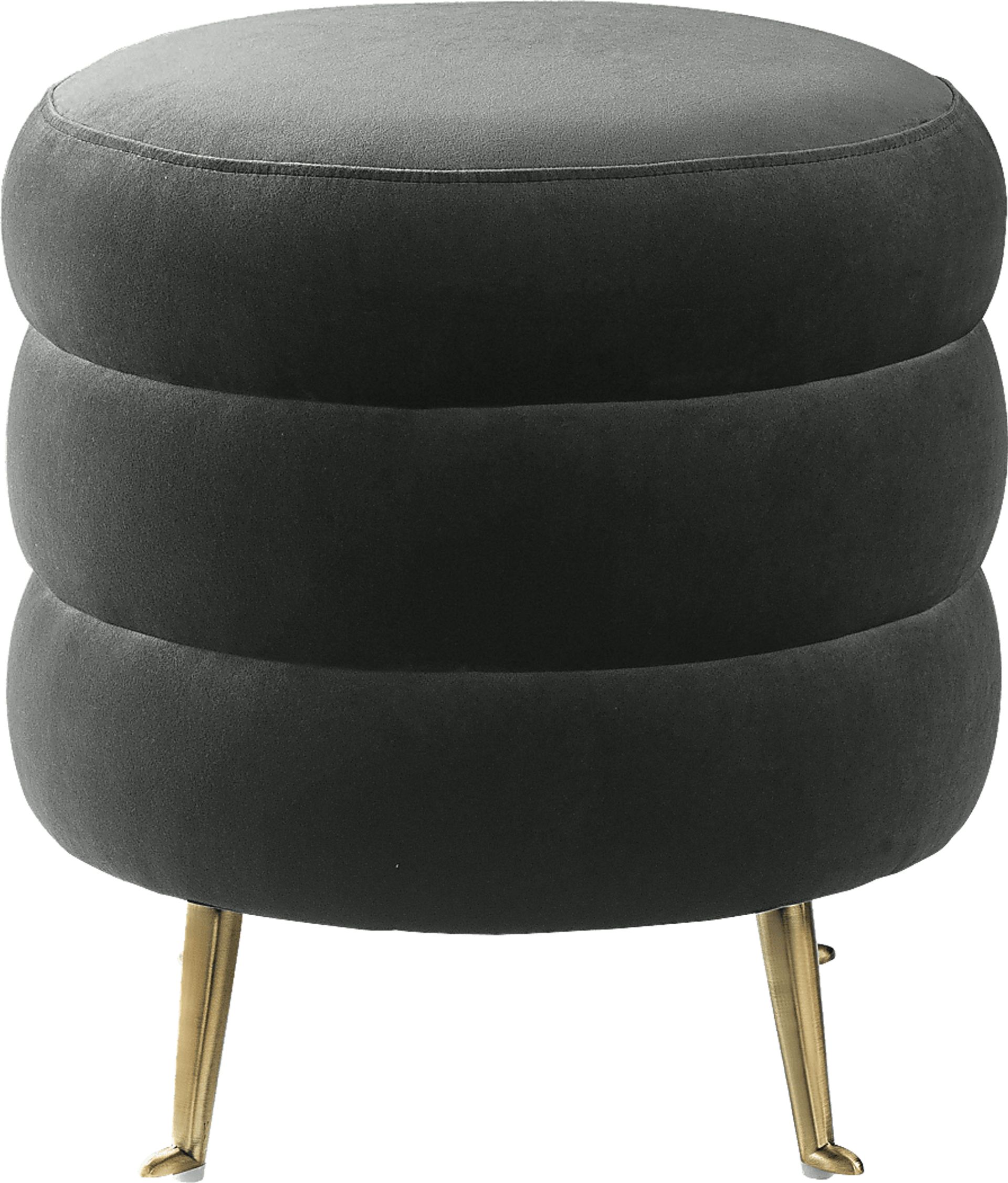 Farfalle Gray Ottoman - Image 2