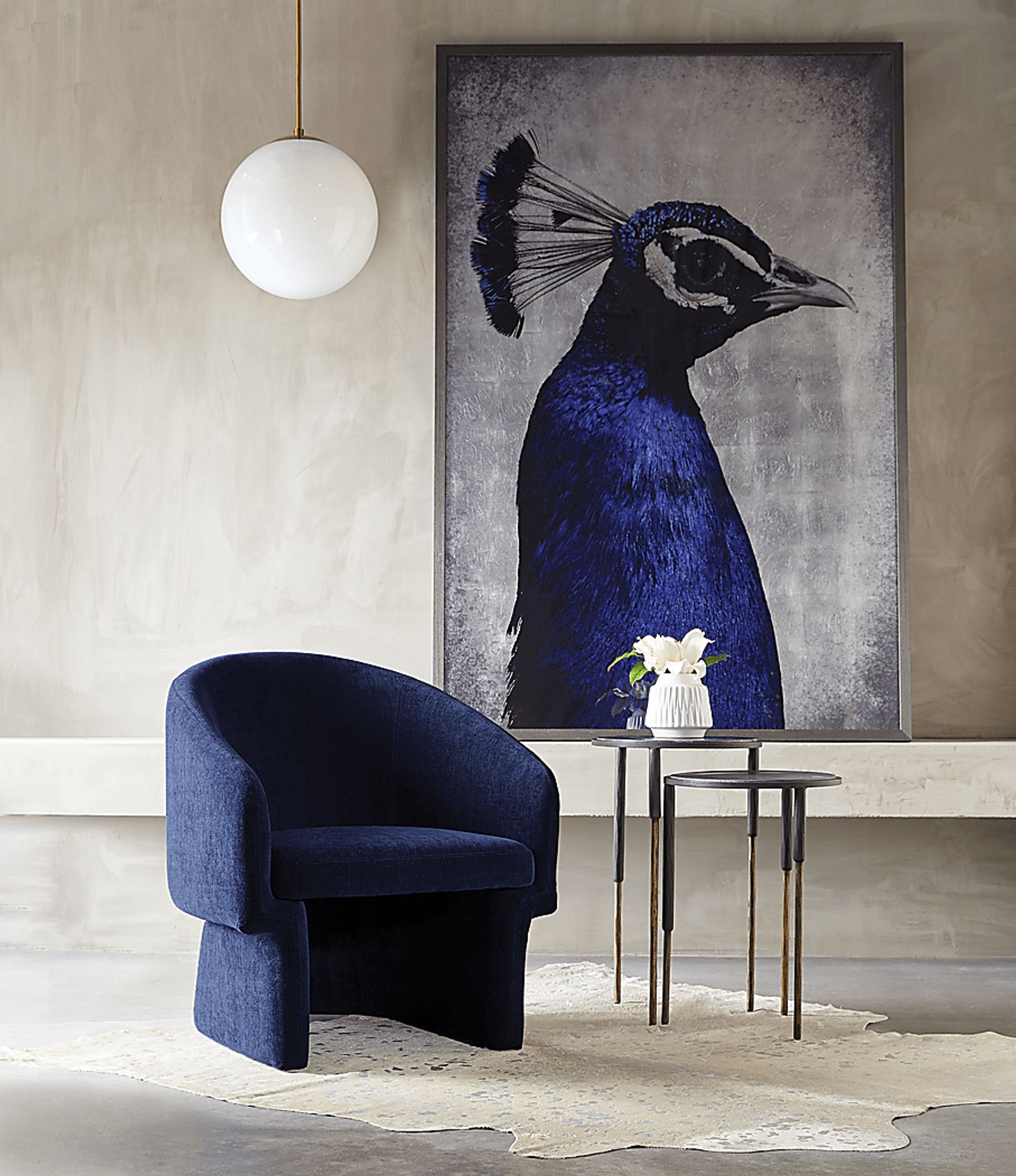 Fargo Points White Pendant - Image 4