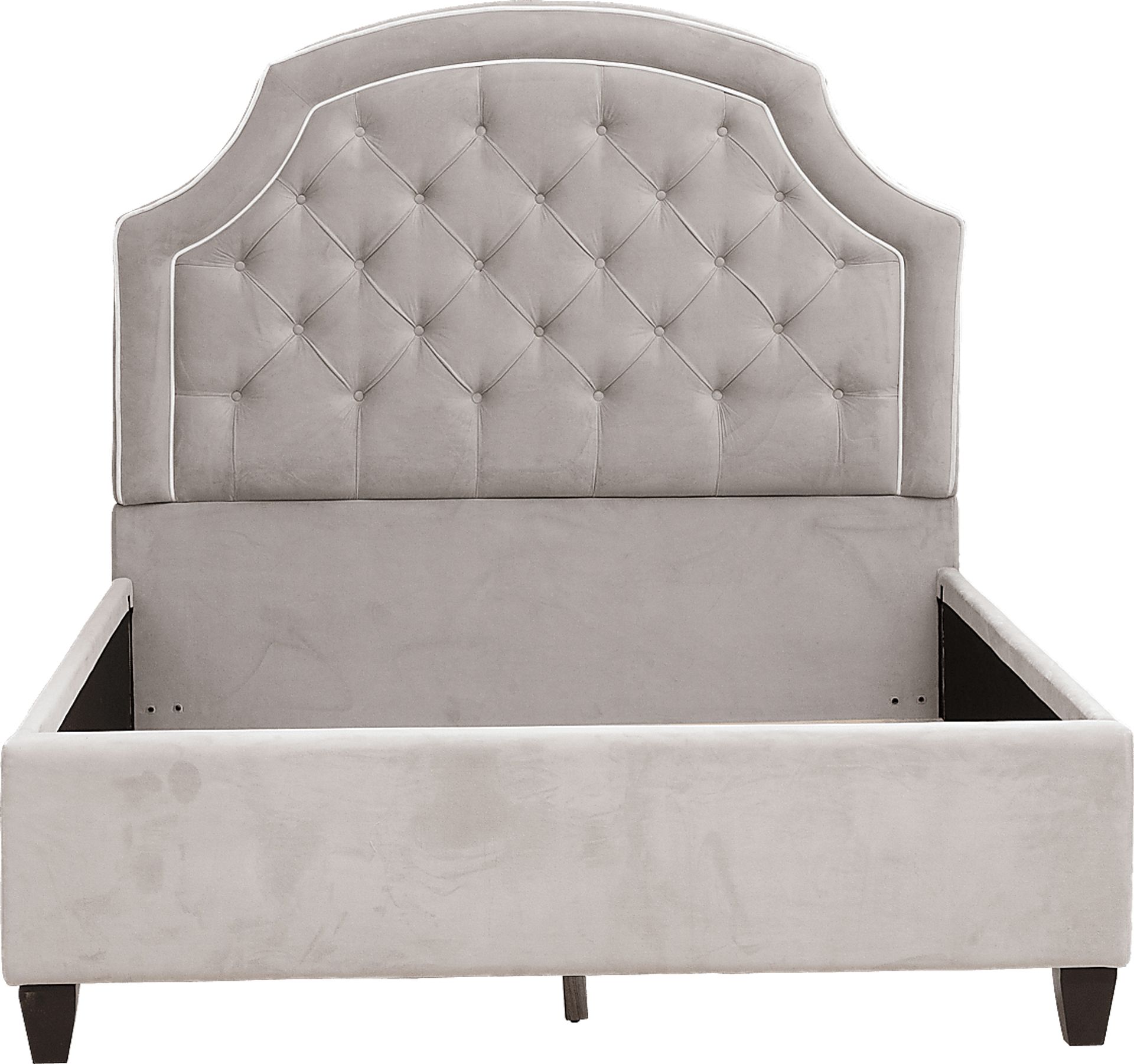 Farhills Gray Queen Upholstered Headboard - Image 2