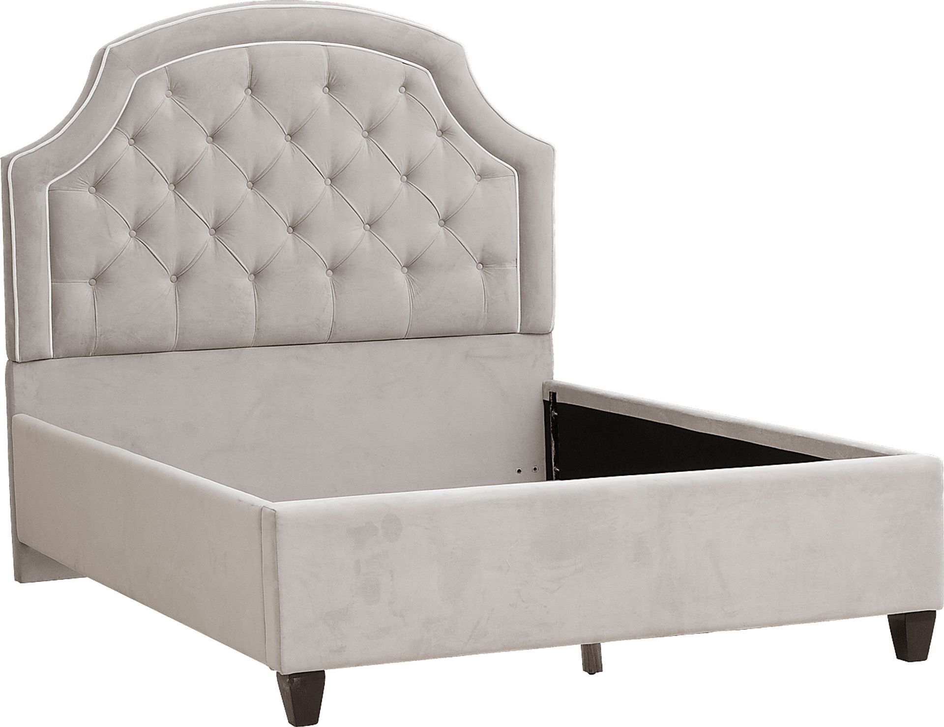 Farhills Gray Queen Upholstered Headboard - Image 3