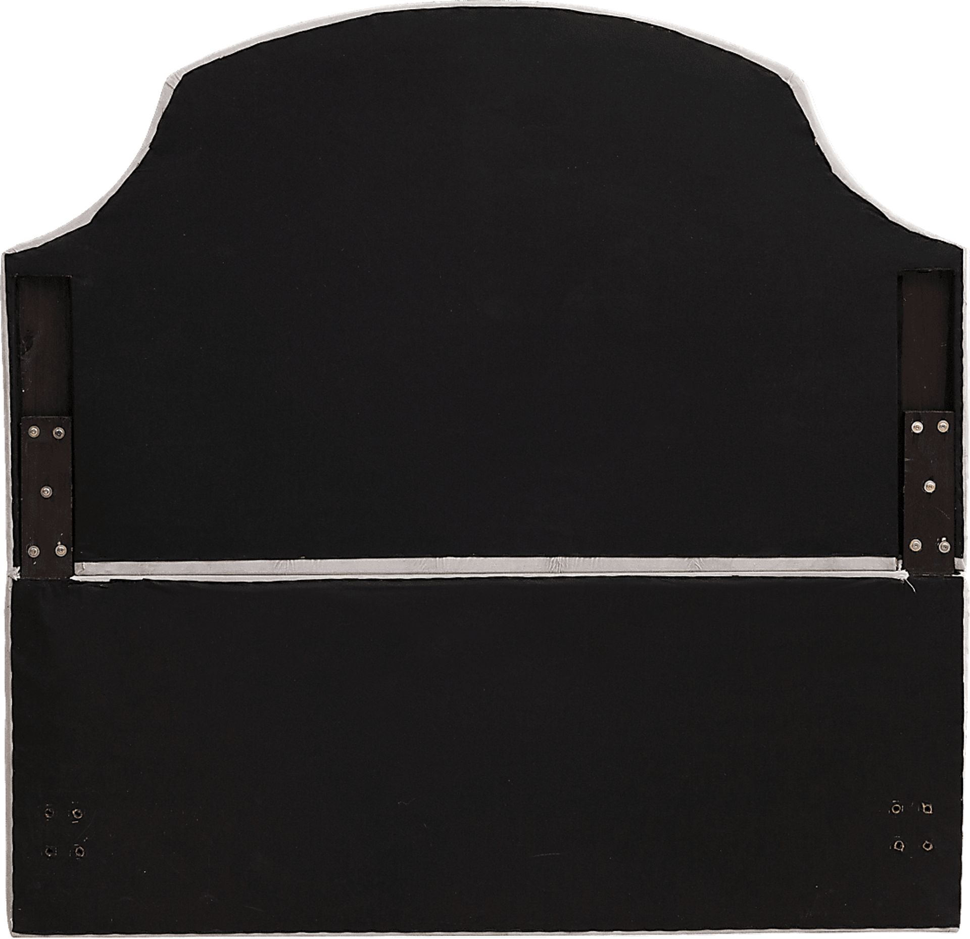 Farhills Gray Queen Upholstered Headboard - Image 4