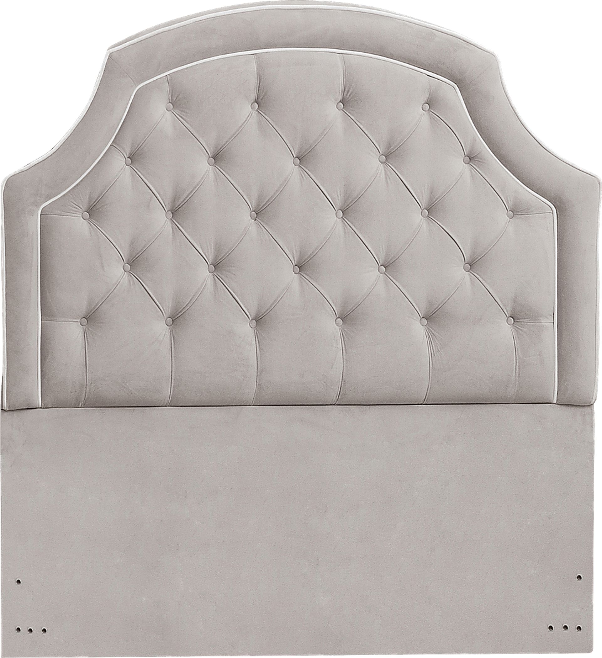 Farhills Gray Queen Upholstered Headboard - Image 8