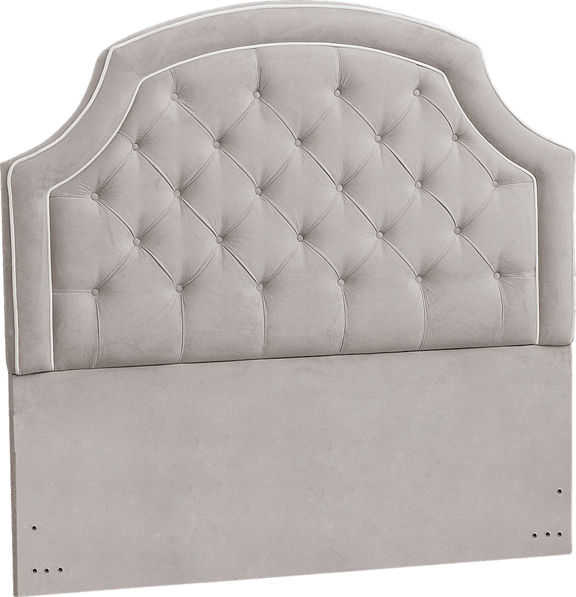 Farhills Gray Queen Upholstered Headboard - Image 1