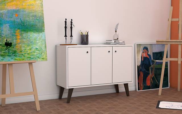 Faringdon White Sideboard - Thumbnail - Image 2