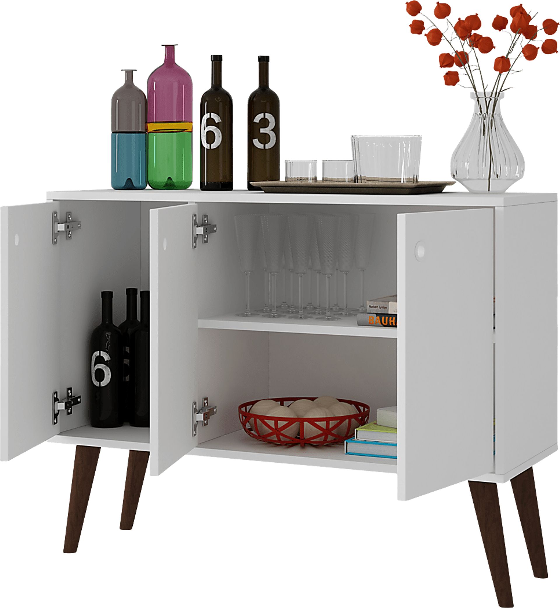 Faringdon White Sideboard - Image 4