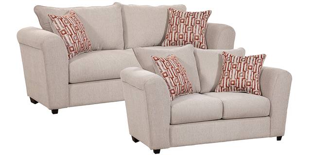 Faris Beige 2 Pc Living Room - Thumbnail - Image 1