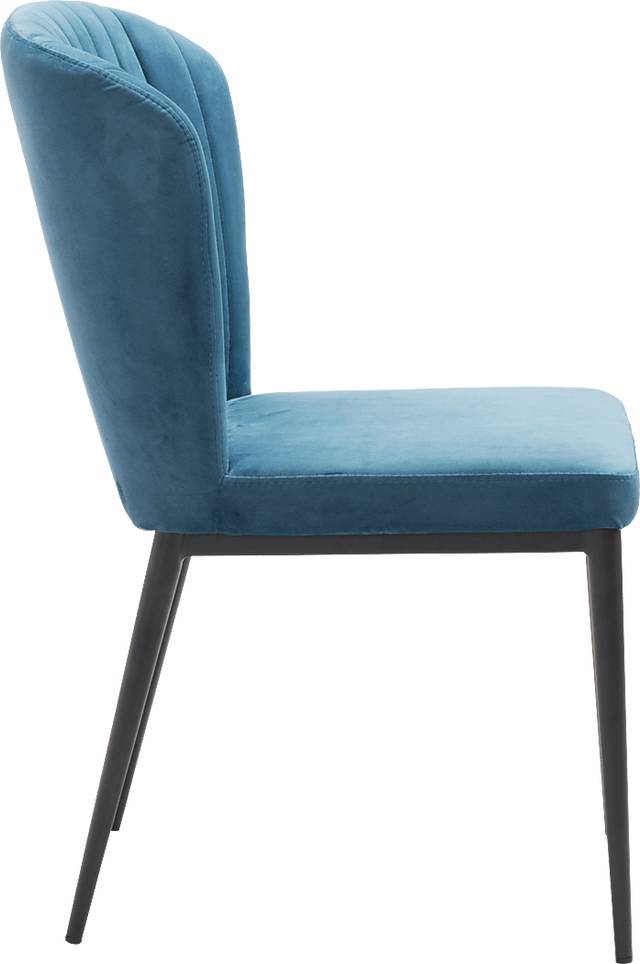 Farlook Blue Side Chair, Set of 2 - Thumbnail - Image 3