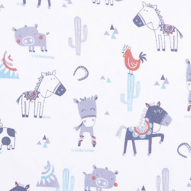 Farm Games White 4 Pc Baby Bedding Set - Thumbnail - Image 14