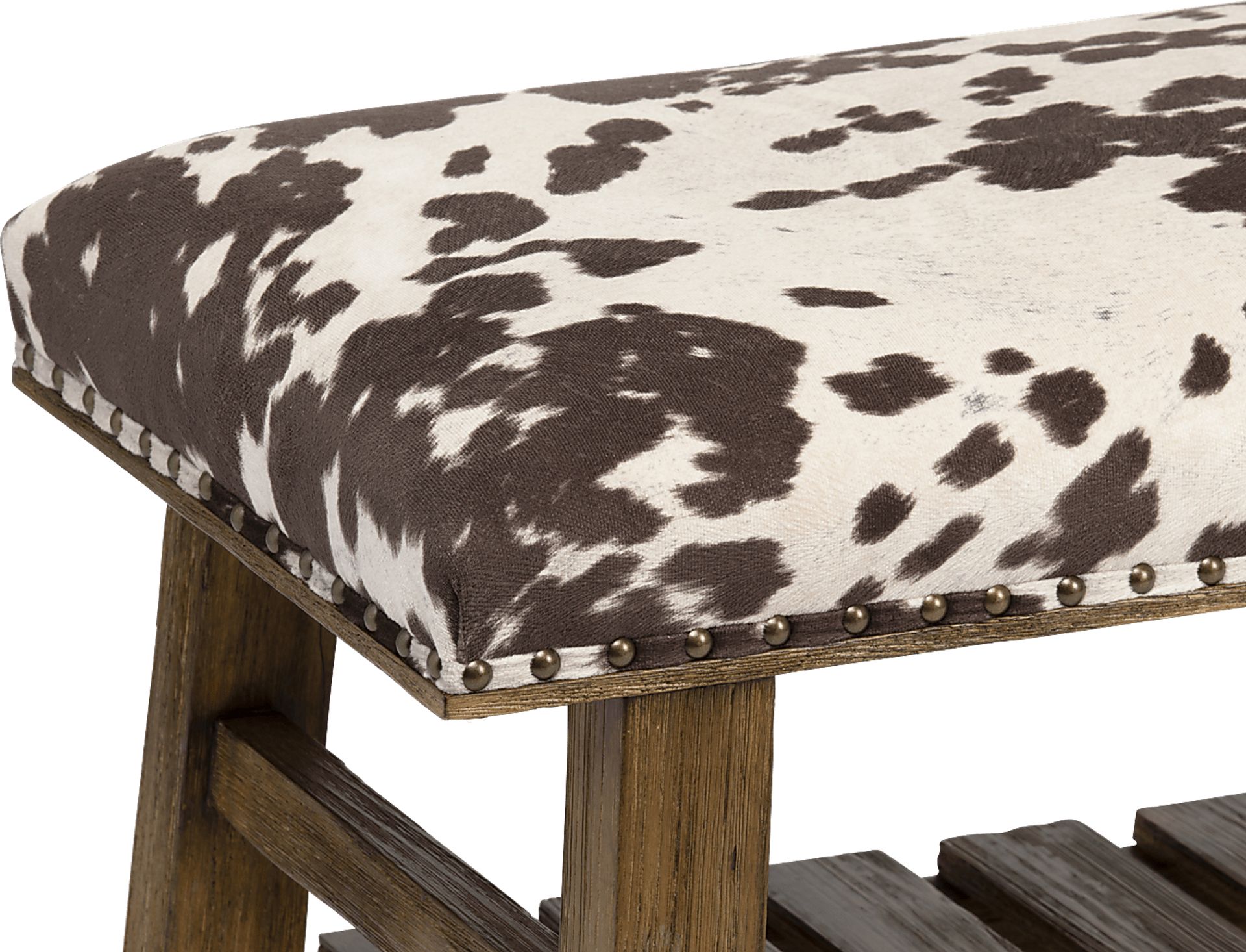 Farmcote Brown Accent Bench - Image 2