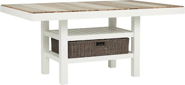 Farmington Hills White Rectangle Dining Table - Thumbnail - Image 1