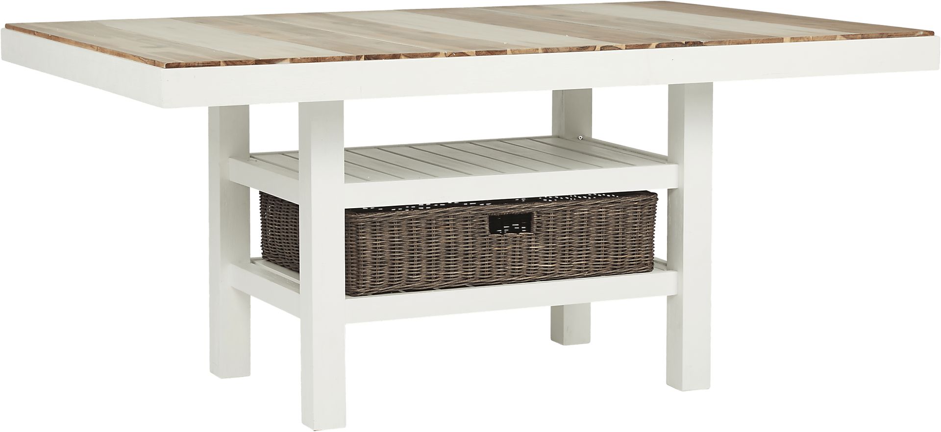 Farmington Hills White Rectangle Dining Table - Image 1