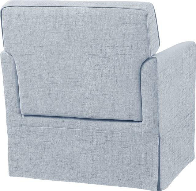 Farnswood Light Blue Accent Chair - Thumbnail - Image 8