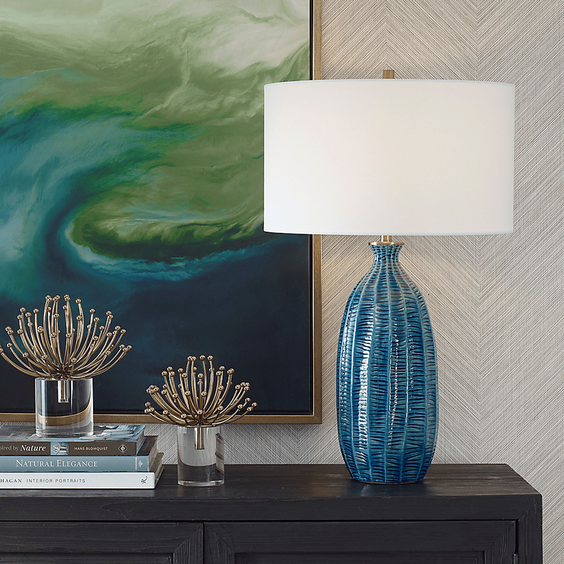 Farnsworth Edge Blue Lamp - Image 3