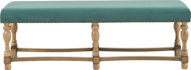 Farnsworth Green Accent Bench - Thumbnail - Image 1