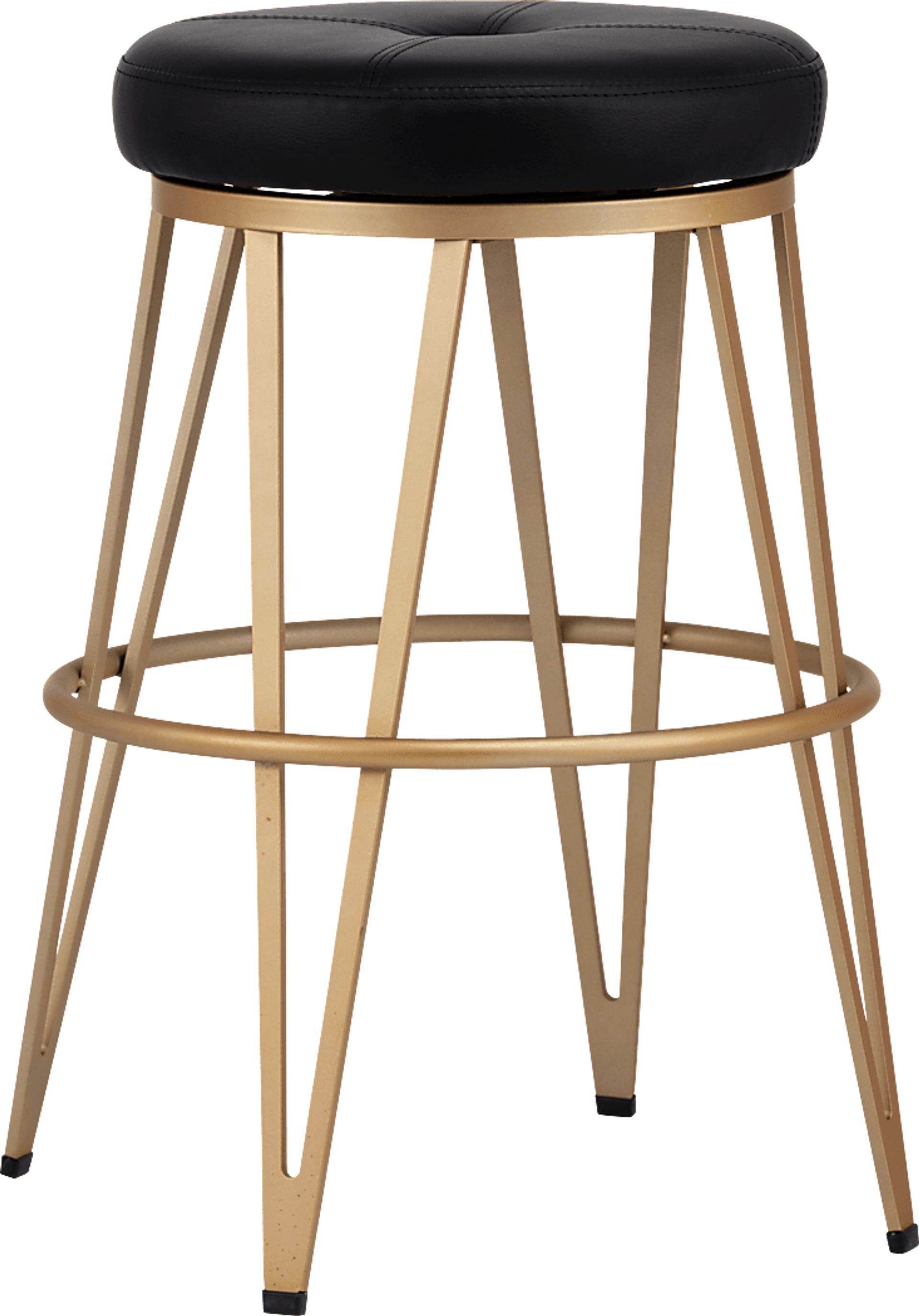 Farnum Black Swivel Counter Height Stool - Image 1