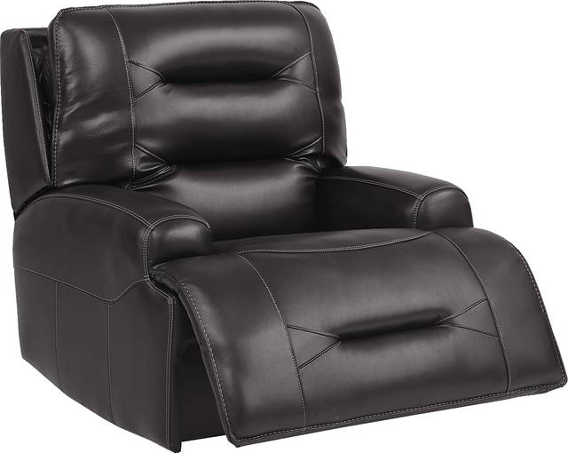 Farona Black Cherry Leather 8 Pc Dual Power Reclining Living Room - Thumbnail - Image 14