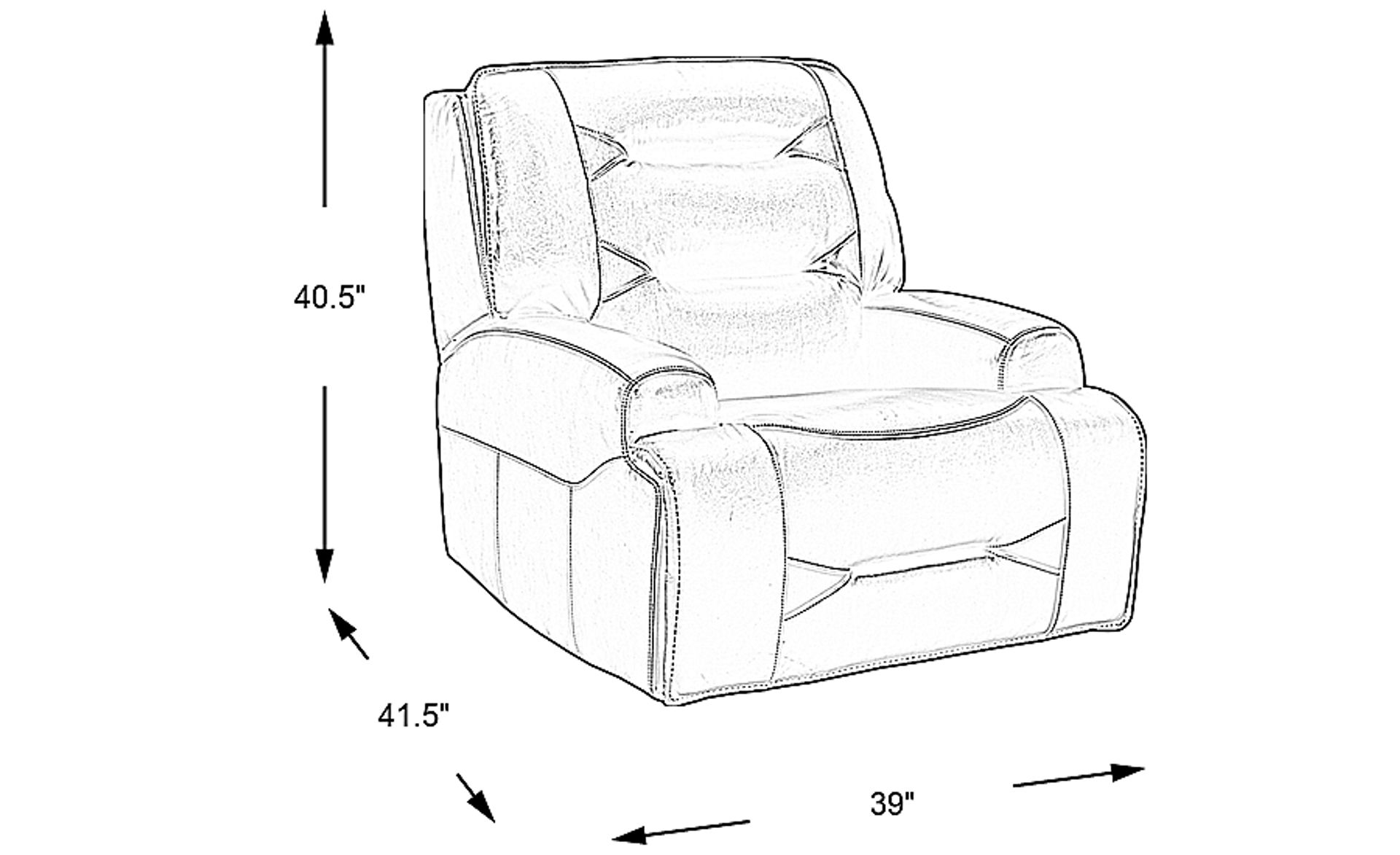 Dimension Image. Please refer to the Dimension Tab on this page for dimension details.