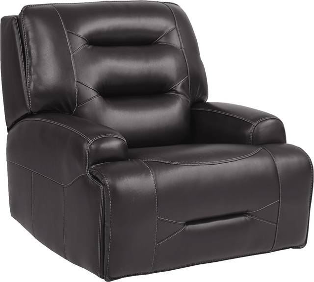 Farona Black Cherry Leather 8 Pc Dual Power Reclining Living Room - Thumbnail - Image 13