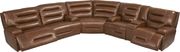 Farona 6 Pc Leather Dual Power Reclining Sectional Living Room
