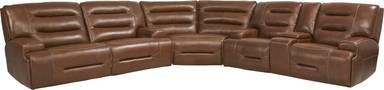 3 pc dual power reclining sectional