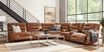 Farona 6 Pc Leather Dual Power Reclining Sectional Living Room