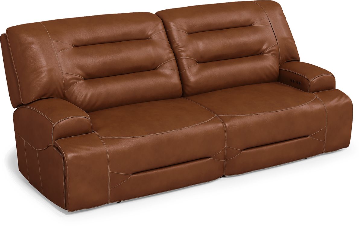 Farona 8 Pc Leather Dual Power Reclining Living Room Set