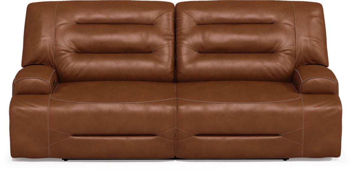 Farona 7 Pc Leather Dual Power Reclining Living Room Set