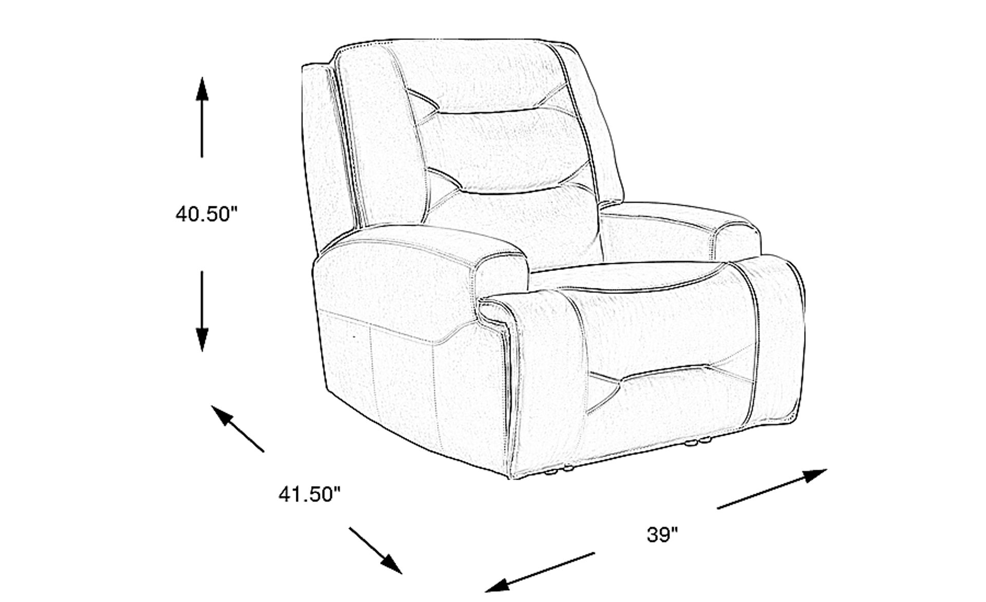 Dimension Image. Please refer to the Dimension Tab on this page for dimension details.