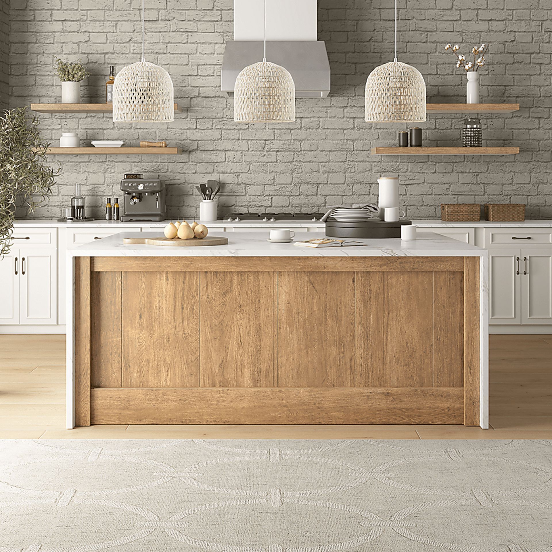 Farra Home White Pendant - Image 8