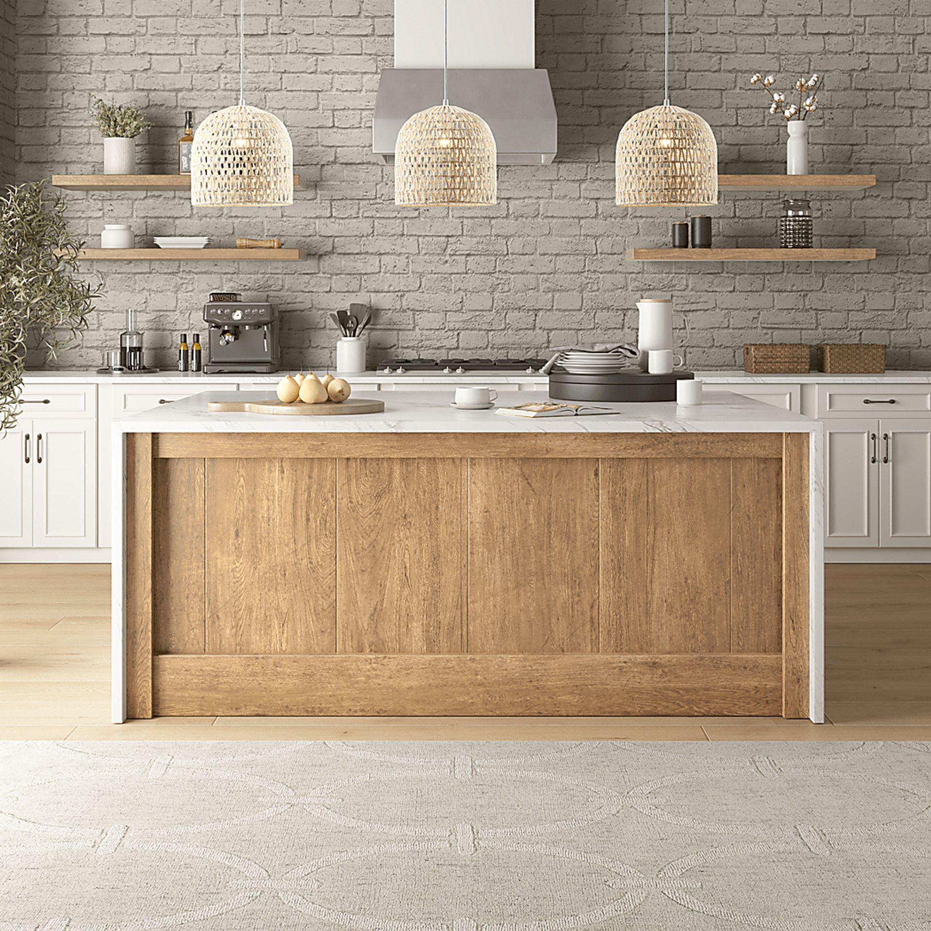 Farra Home White Pendant - Image 9