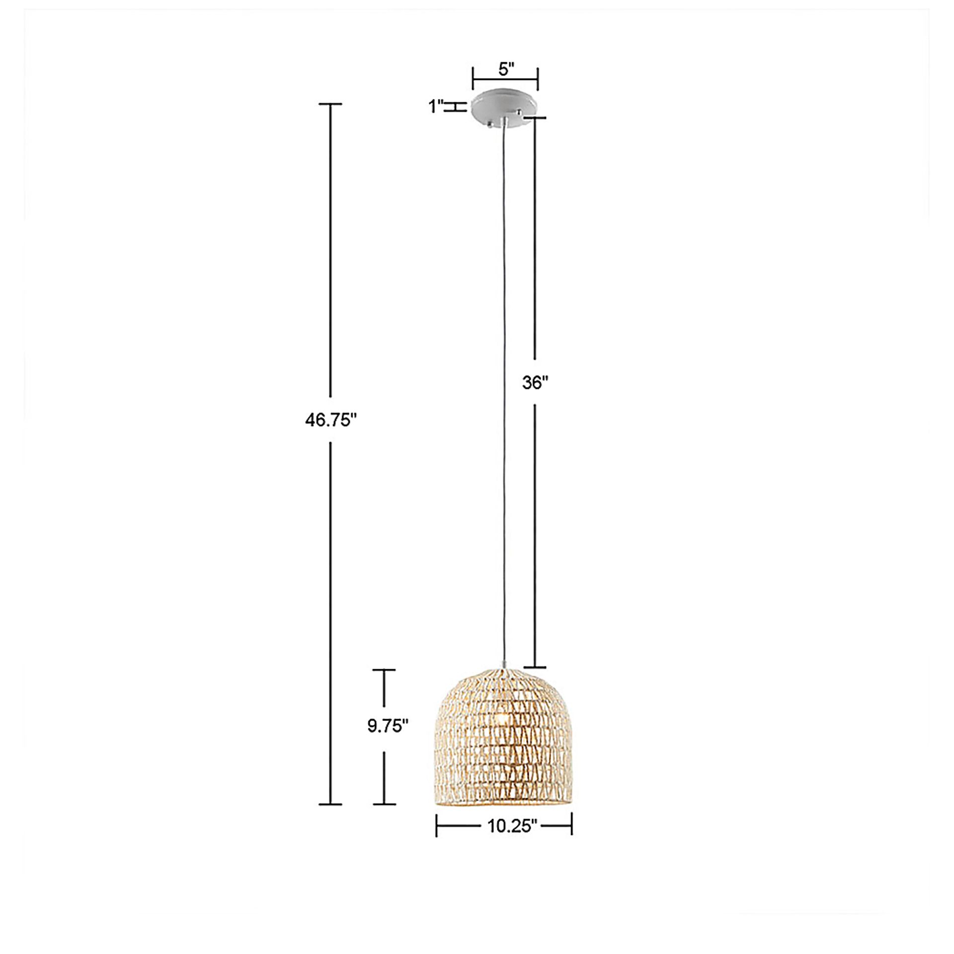 Farra Home White Pendant - Image 10