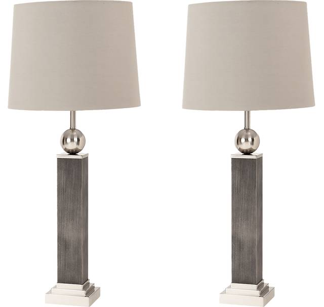 Farraway Gray Lamp, Set of 2 - Thumbnail - Image 1