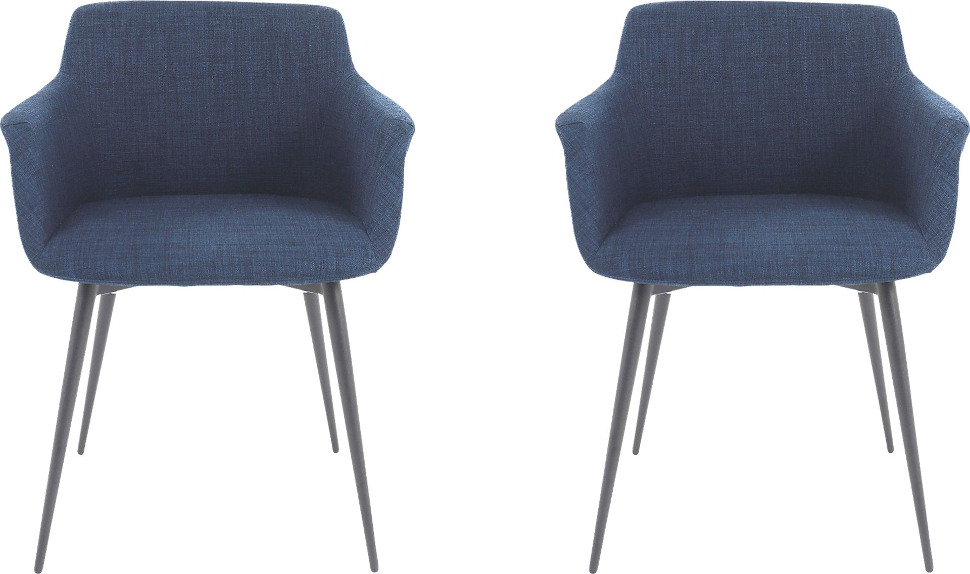 Farren Blue Arm Chair, Set of 2 - Image 1