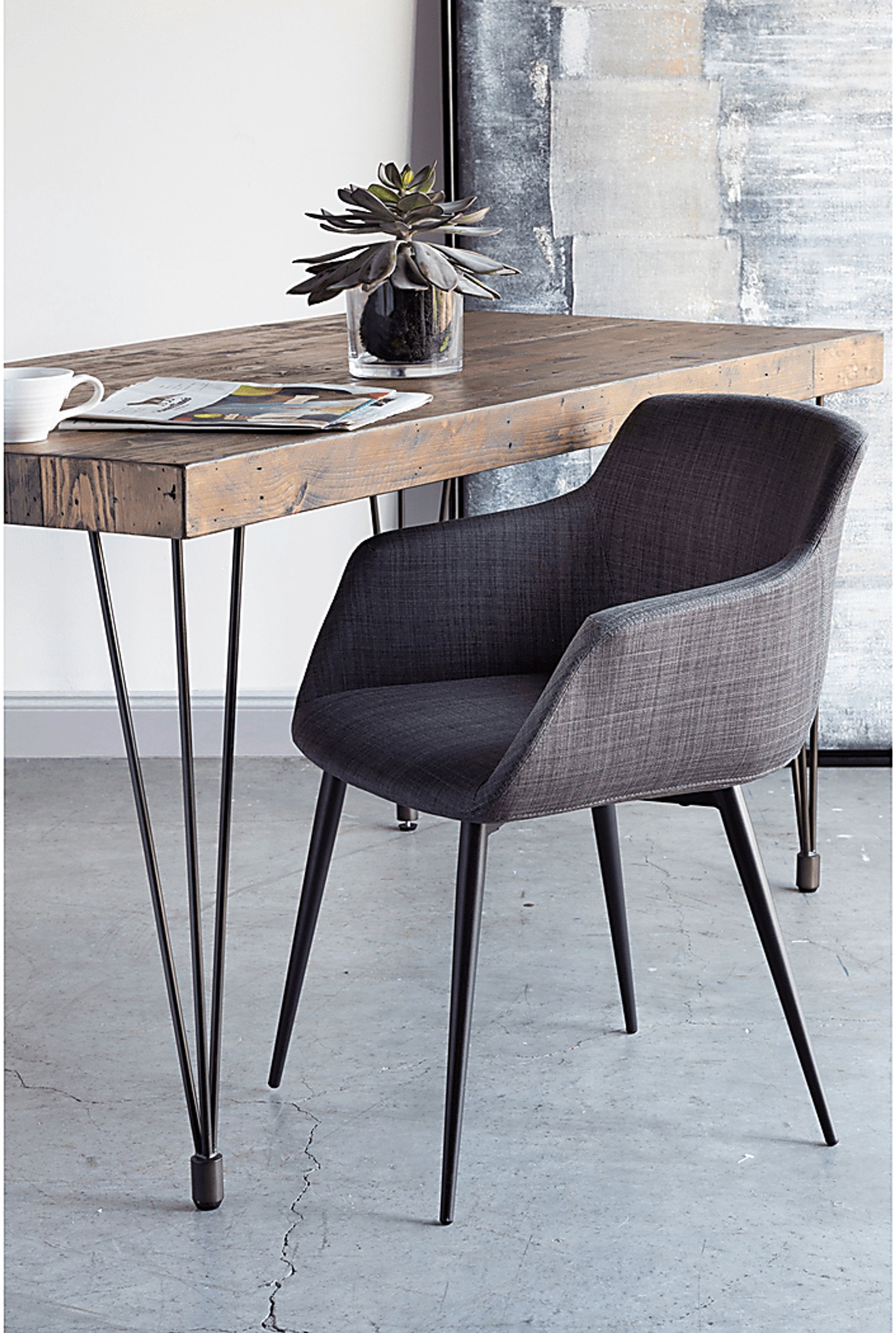 Farren Gray Arm Chair, Set of 2 - Image 5