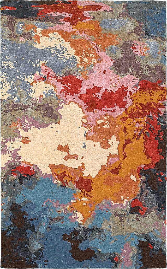 Farringham Blue 5' x 8' Rug - Thumbnail - Image 1
