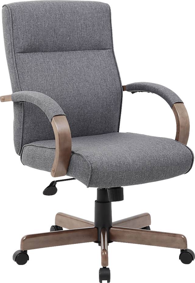 Farson Gray Desk Chair - Thumbnail - Image 1