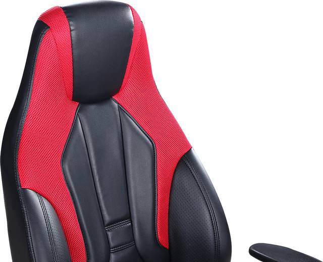Faryn Black/Red Gaming Desk Chair - Thumbnail - Image 3