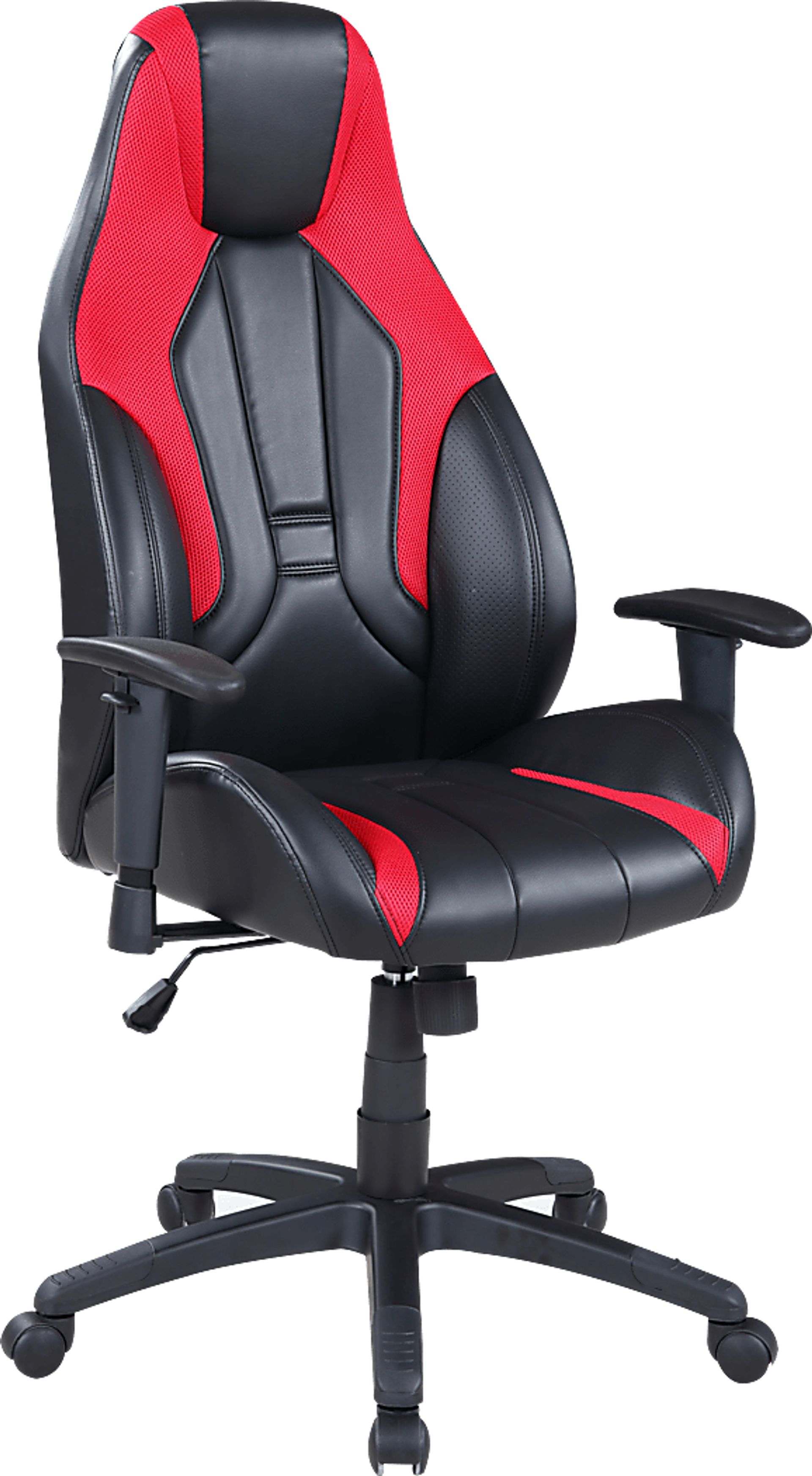 Faryn Black/Red Gaming Desk Chair - Image 1
