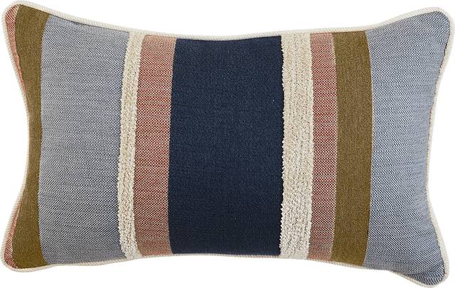 Fascinate Desert Chambray Indoor/Outdoor Kidney Pillow - Thumbnail - Image 1