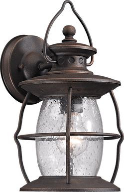 Fassit Black Outdoor Wall Sconce