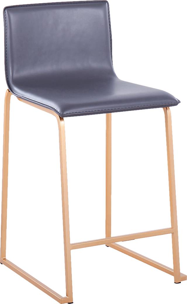 Fassitt Gray Counter Height Stool, Set of 2 - Thumbnail - Image 3