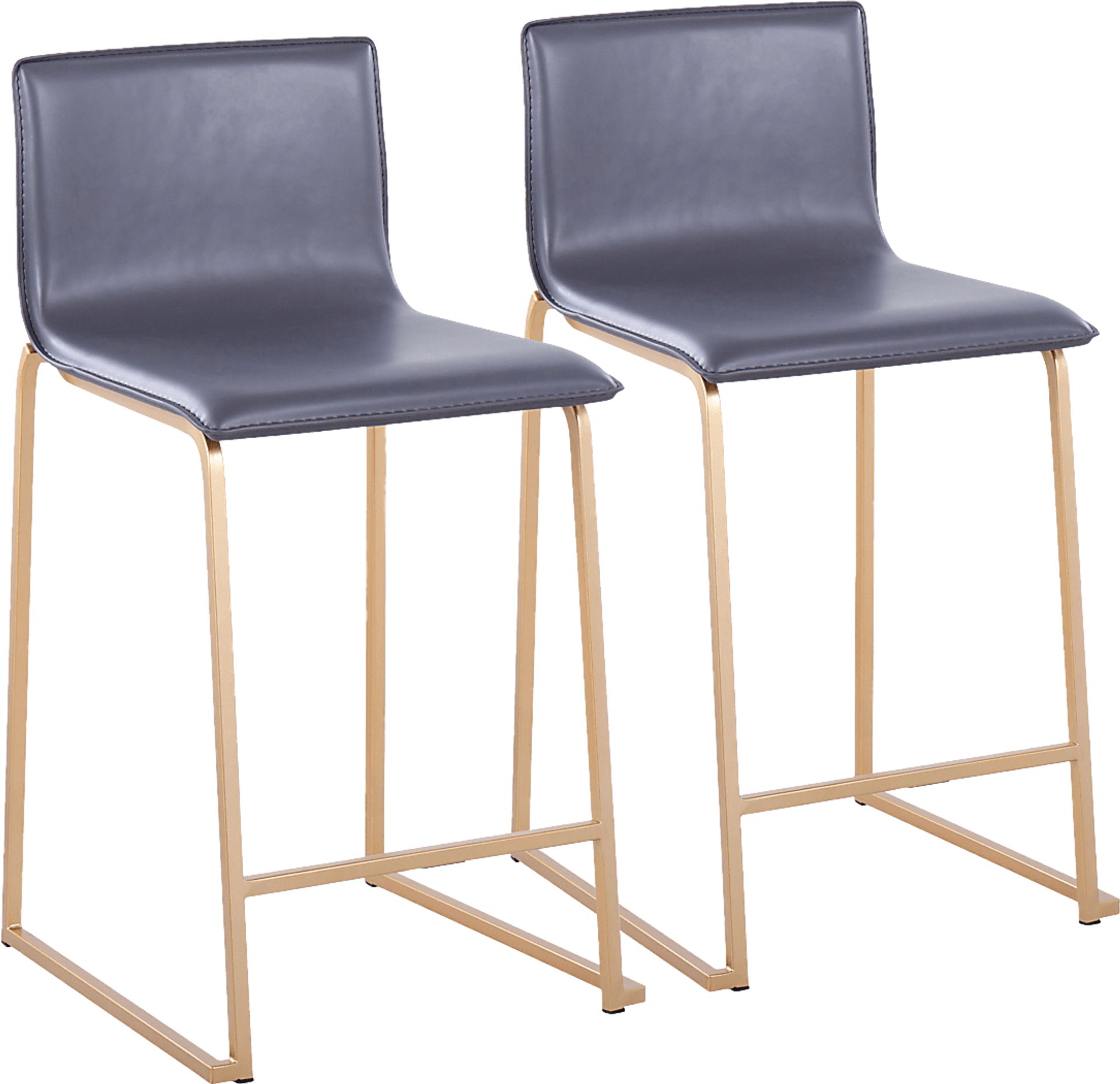 Fassitt Gray Counter Height Stool, Set of 2 - Image 1
