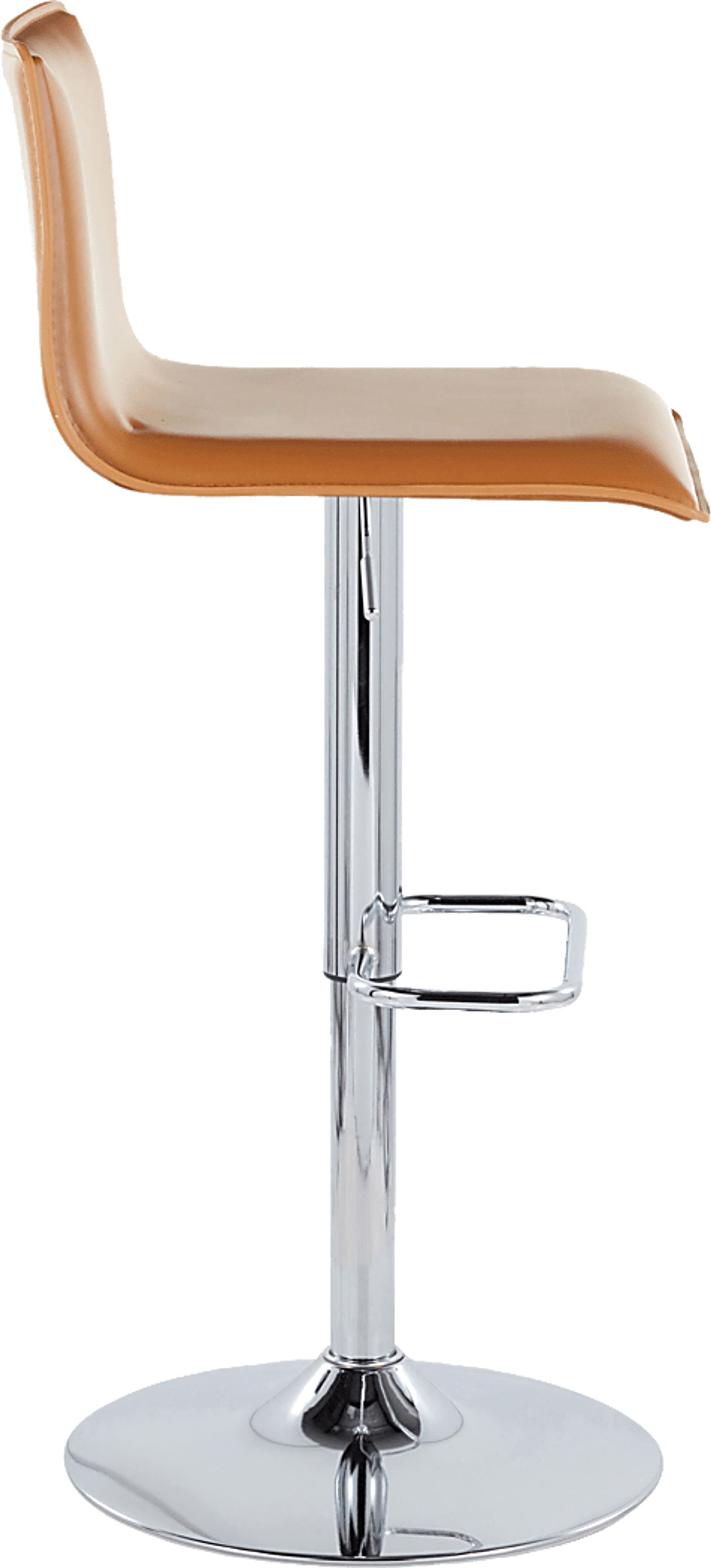 Fassitt III Camel Adjustable Swivel Barstool, Set of 2 - Image 7
