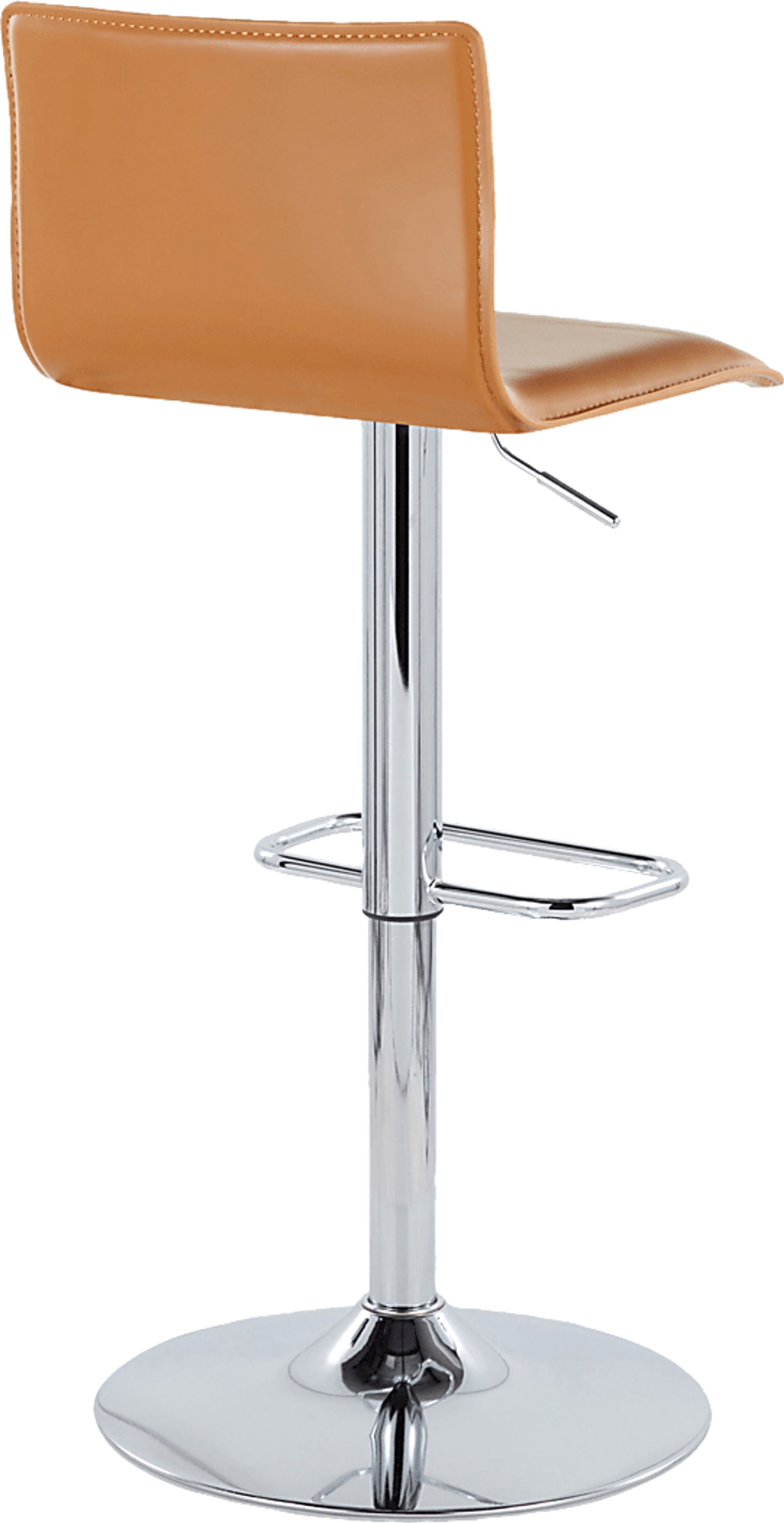 Fassitt III Camel Adjustable Swivel Barstool, Set of 2 - Image 8